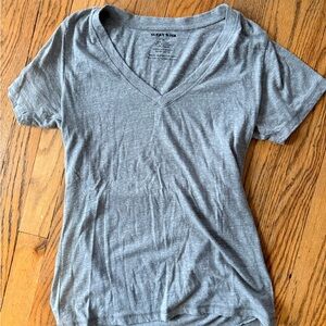 Heather Gray V-Neck Tee